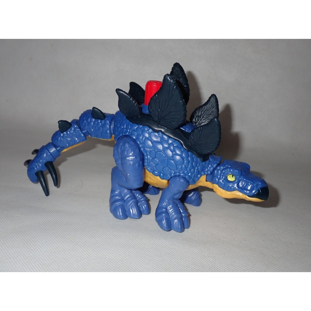 Fisher-Price Imaginext Kids Blue Stegosaurus Dinosaur Action Figure Toy